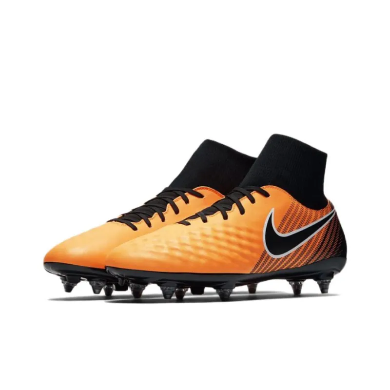 Nike Magista Onda II Soccer Shoes Men Mid-Top Black/Yellow-2