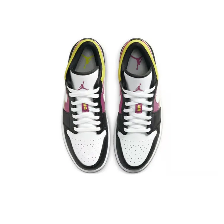 Jordan 1 Low Black Active Fuchsia Cyber-3