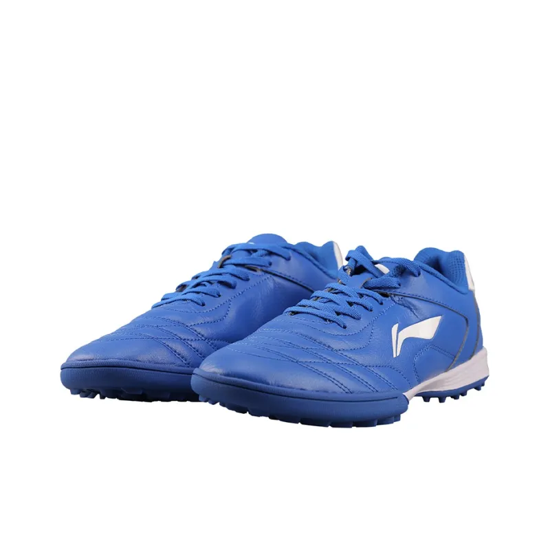 LINING Soccer Shoes Men Low Top Blue/White-2