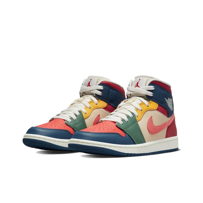 Air Jordan 1 Mid Se 'Multi Color 2022' Women's-2