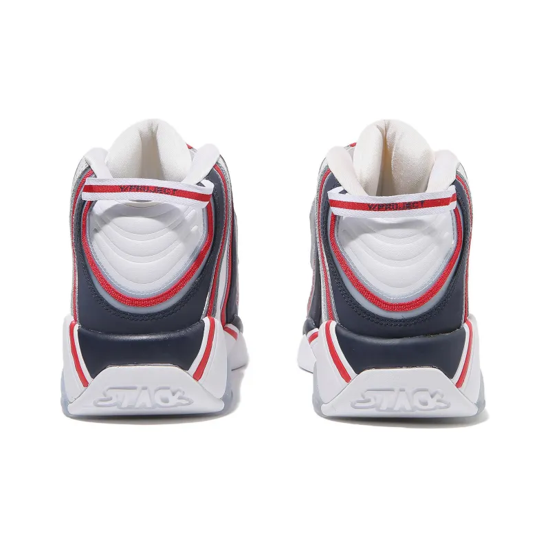 Y/Project x FILA Stackhouse 2 Stackhouse 2 High Top Vintage Basketball Shoes Unisex White Red Korean Style-3