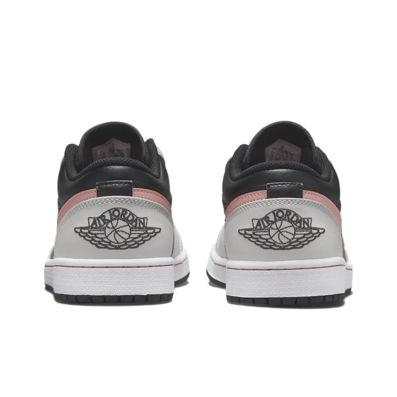 JORDAN 1 Low Black Grey Pink-4