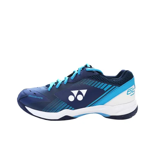 YONEX 65 3 Badminton Shoes Unisex Low-Top Navy Blue