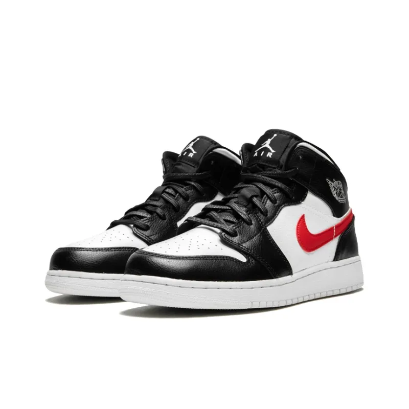 Jordan 1 Retro Mid GS Multi Color Swoosh-2