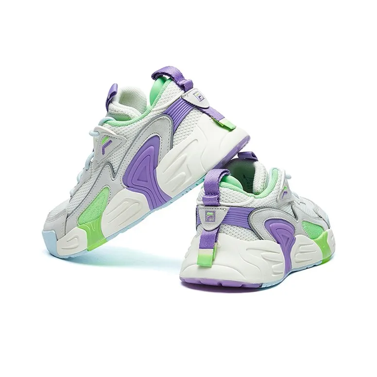 FILA Swarm Low Swirl Sneakers Purple/white/grey-2