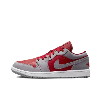 JORDAN 1 Low Se Homage Split Gym Red Cement Grey Women's