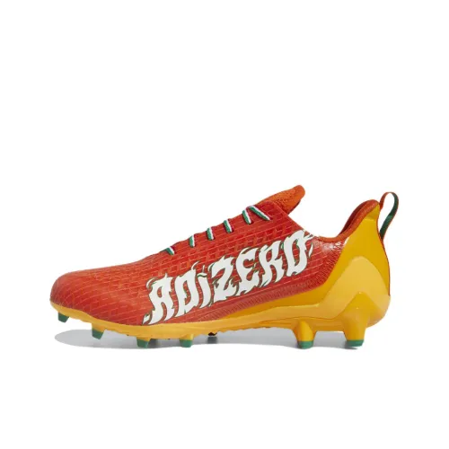 Adidas Adizero Cleats Soccer Shoes Men Low-Top Orange/Yellow