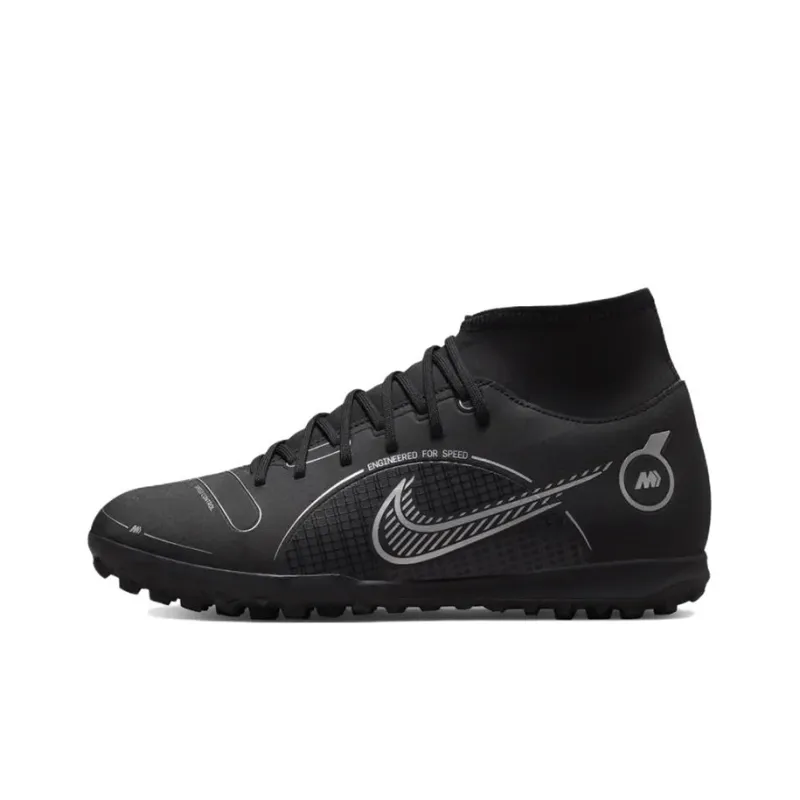 Nike Mercurial Superfly 8 Club TF 'Black Metallic Silver'-0