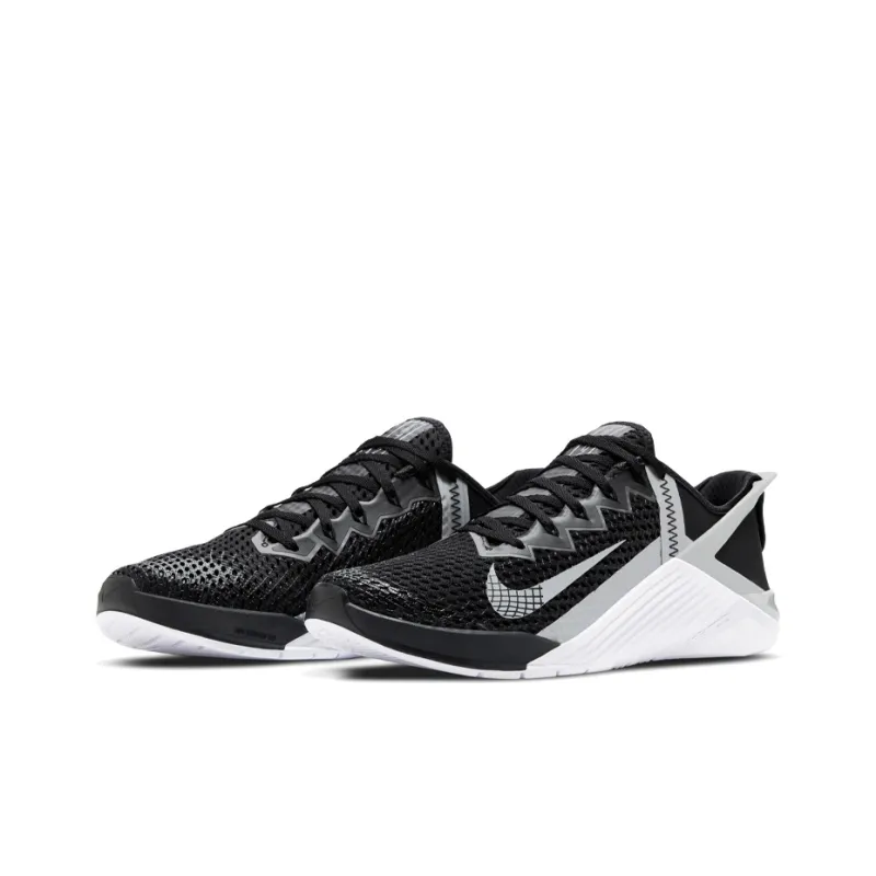 Nike Metcon 6 Flyease Black White-2