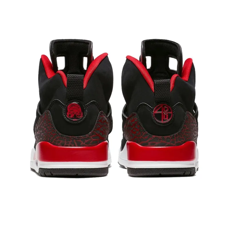 Jordan Spizike Black University Red-3