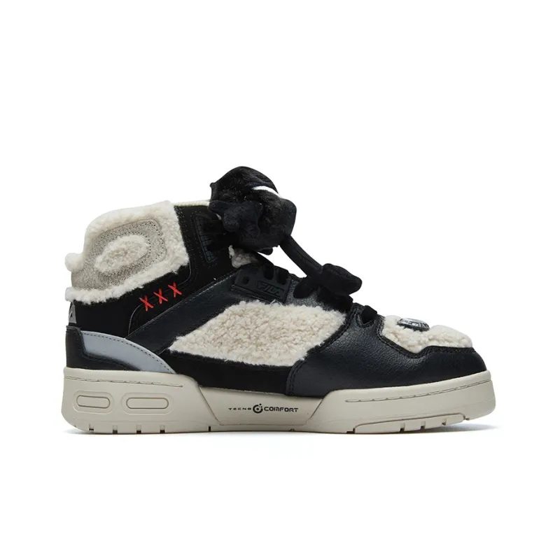 FILA FUSION Teratach Mid Top Vintage Basketball Shoes Women's Birch Tree Brown-1