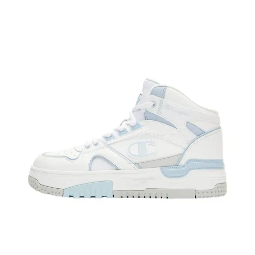 Champion Vintage Basketball Shoes Women's High-Top Champion White/Ballet Blue