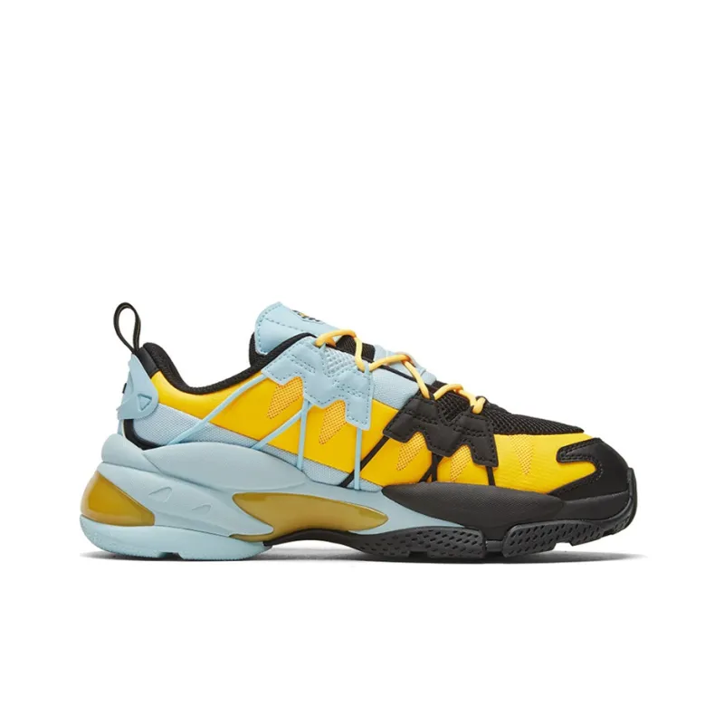 PUMA Lqdcell Omega Striped Knit 'Black Ultra Yellow'-1