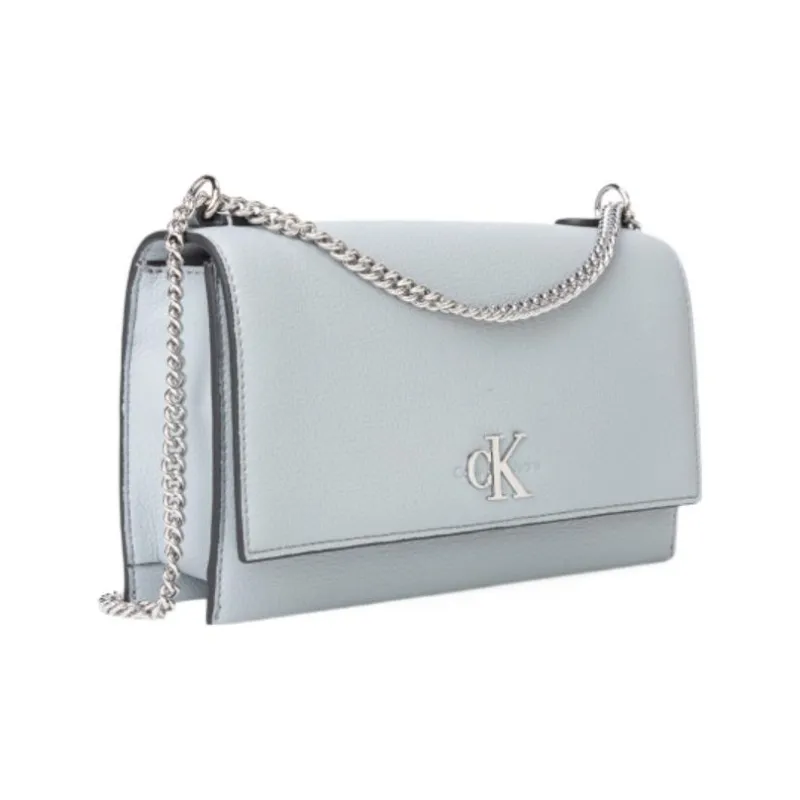 CALVIN KLEIN Synthetic Material Shoulder Bag, Crossbody Bag Women's Blue-1