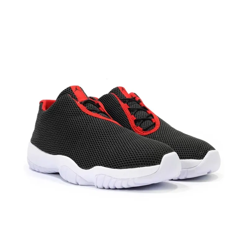 Jordan Future Low Black Red White-2