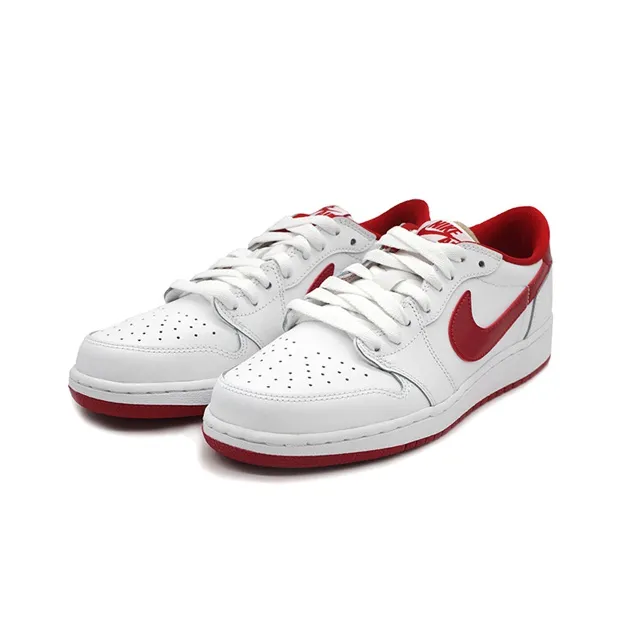 JORDAN 1 Retro Low 'White Varsity Red' Gs-2