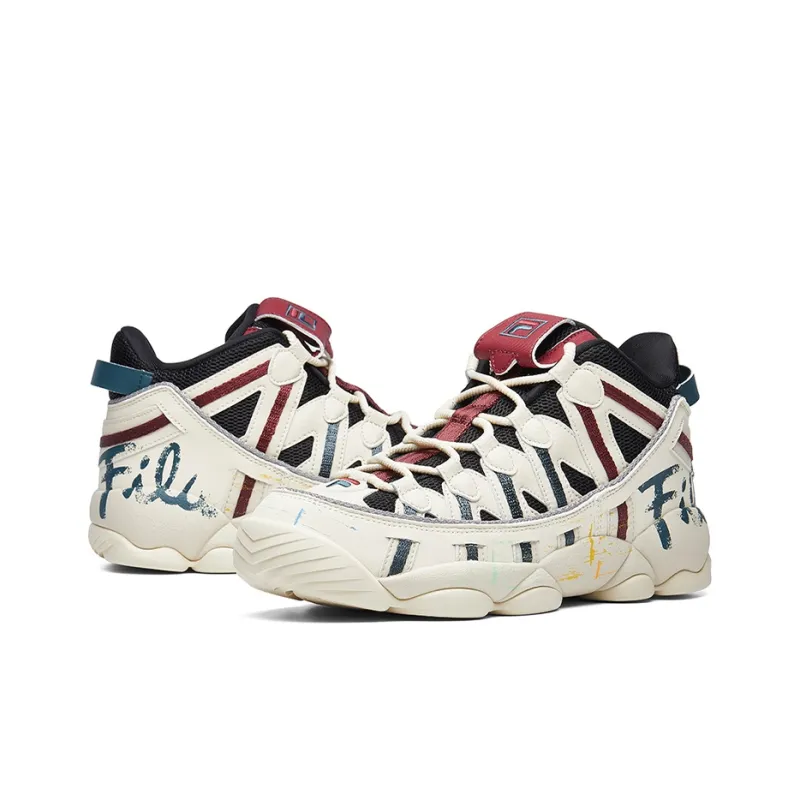 FILA FUSION Fila Spaghetti Classic Black/White/Red-3