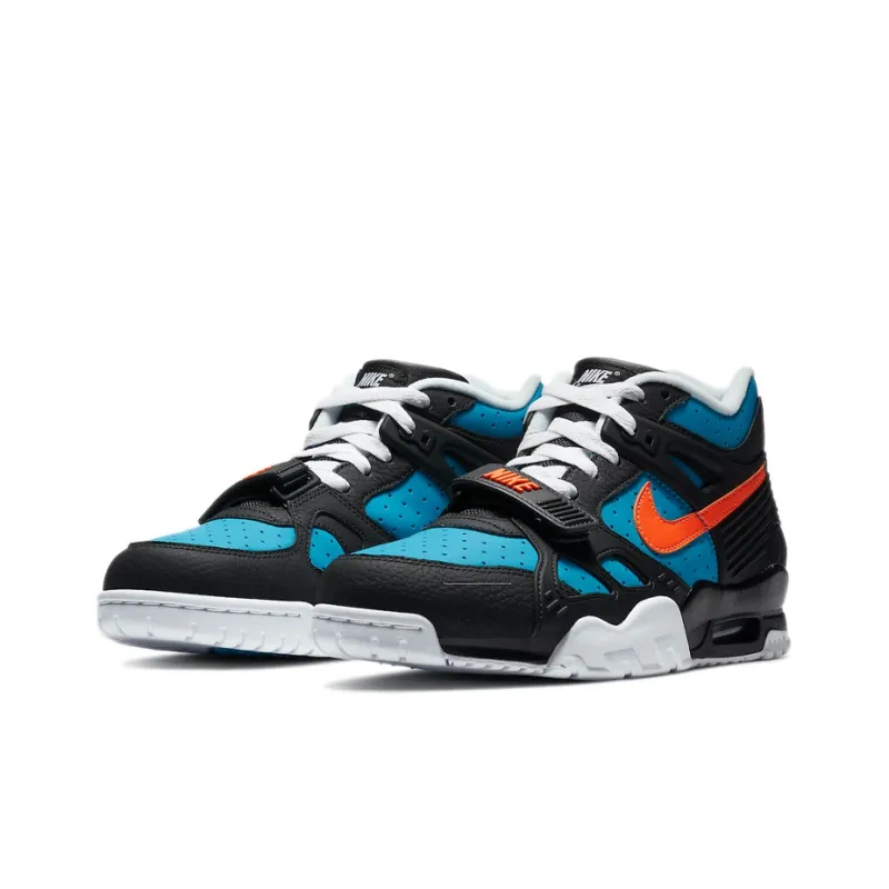 Nike Air Trainer 3 Black Total Orange Laser Blue-2