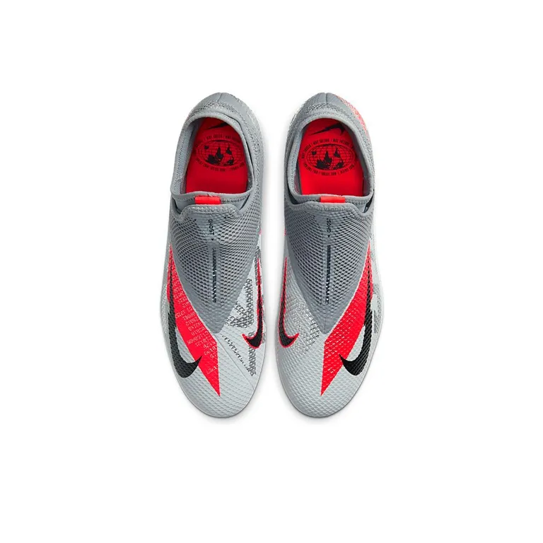 Nike Phantom VSN 2 Academy DF AG Artificial Grass 'Grey Red'-3
