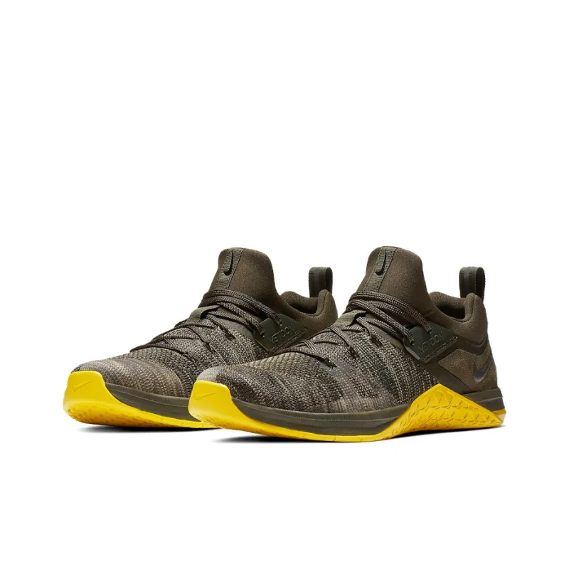 Nike Metcon Flyknit 3 'Sequoia Bright Citron'-2