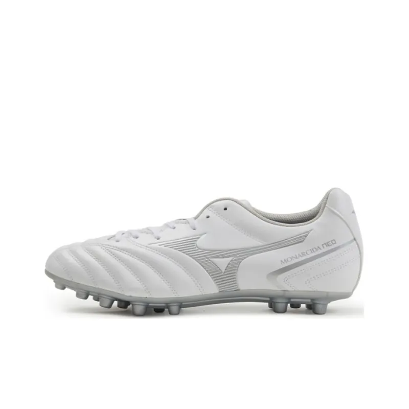 Mizuno MONARCIDA NEO 2 AG Rubber Short Studs IC/in Anti-Slip Wear-Resistant Soccer Shoes Men's Gray-0