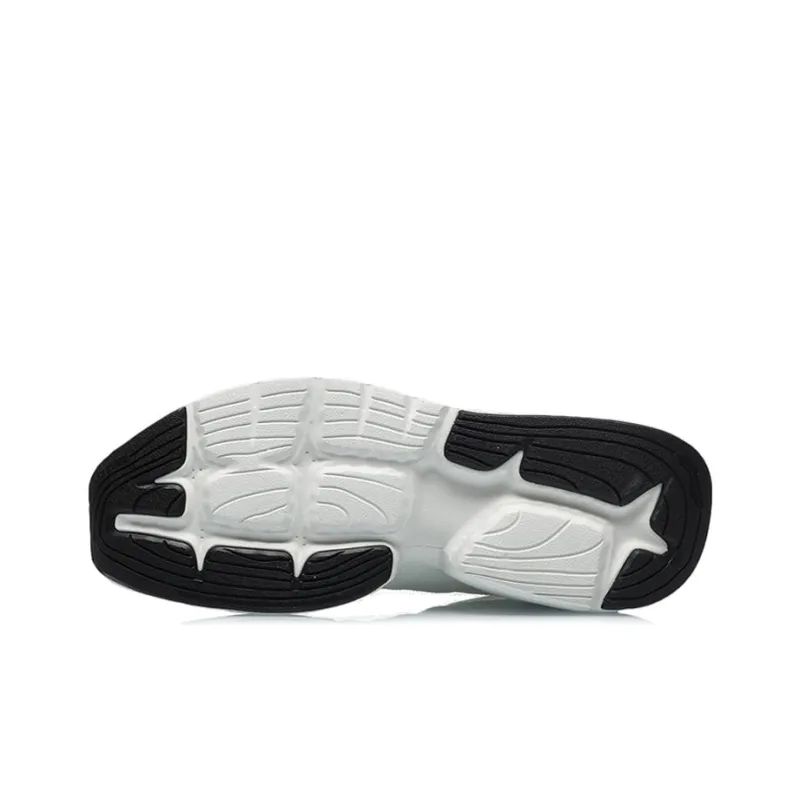 LiNing Essence Way Of Wade Anti Slip Wear Resistant Mid Top Vintage Basketball Shoes Unisex White Black-3