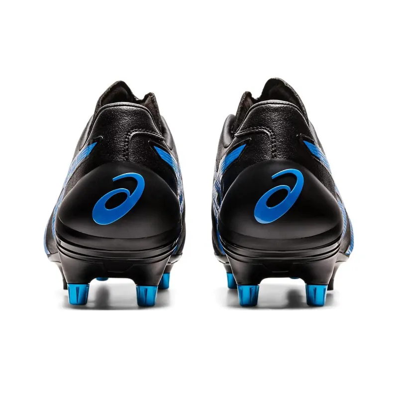Asics Gel-Lethal Tight Five 2.0 Durable Breathable Soccer Shoes Men's Black Blue-5