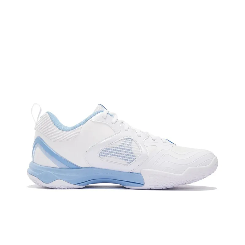 LiNing Ranger6 LITE Cushioned Slip Resistant Abrasion Resistant Low Top Badminton Shoes Unisex Standard White-1