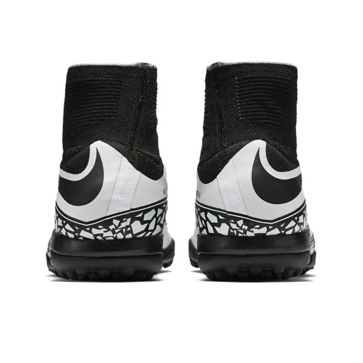 Nike HypervenomX Proximo AG Rubber Short Studs Cushioning Anti-Slip And Wear-Resistant Soccer Shoes Men's White Black-4