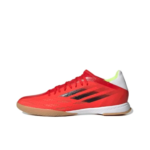 Adidas X Speedflow Indoor Boots Slip-Resistant Breathable Soccer Shoes Men's Red Black White