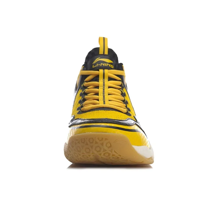 LINING Roar Badminton Shoes Unisex Low Top Black/Yellow-3