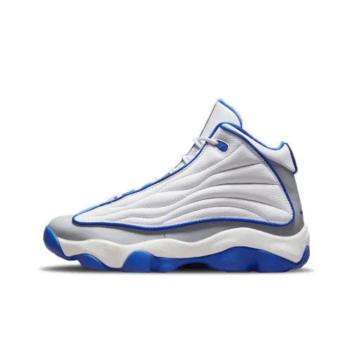 Jordan Pro Strong White Royal Grey