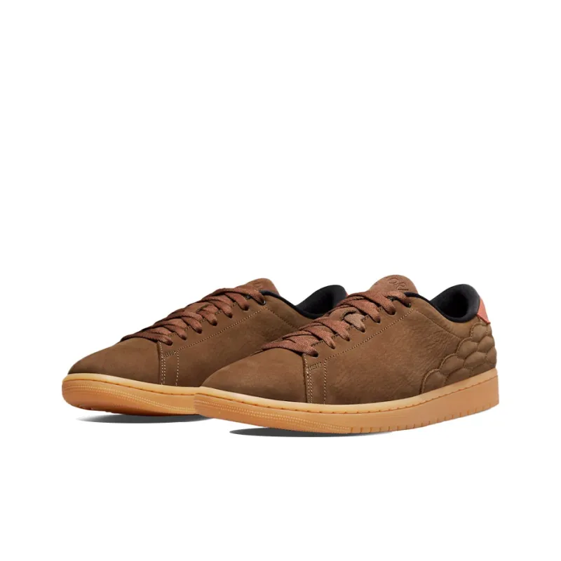 Jordan Air Jordan 1 Centre Court Low-Top Vintage Basketball Shoes Unisex Brown-2