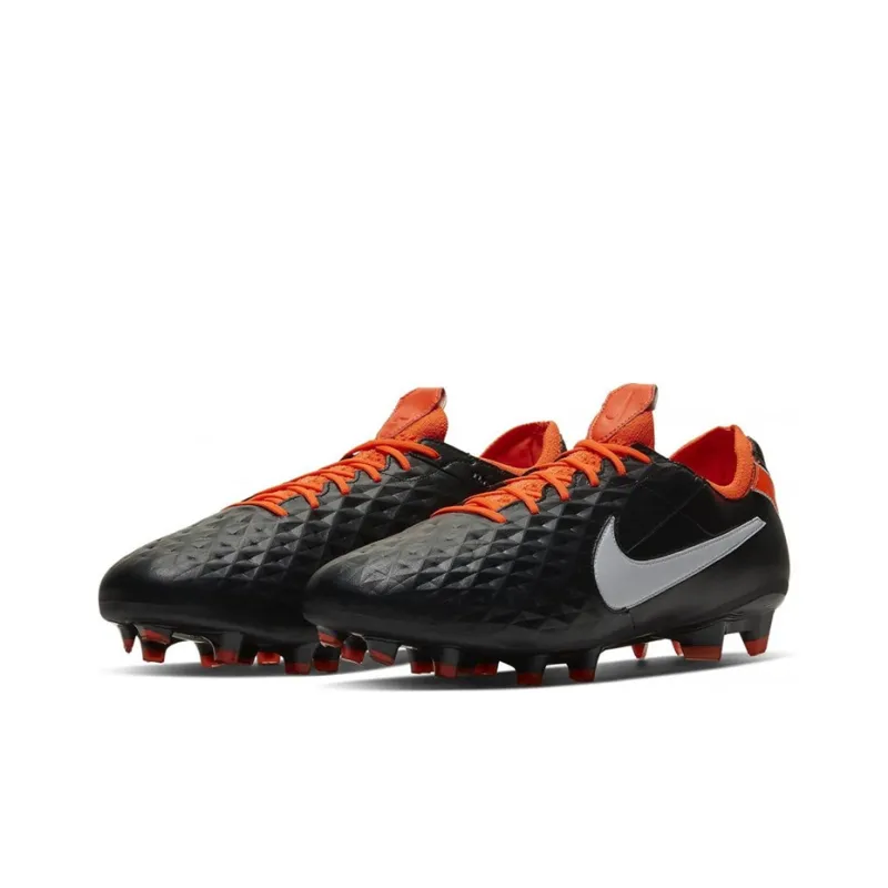 Nike Tiempo Legend 8 Elite Fg Black Total Orange-2