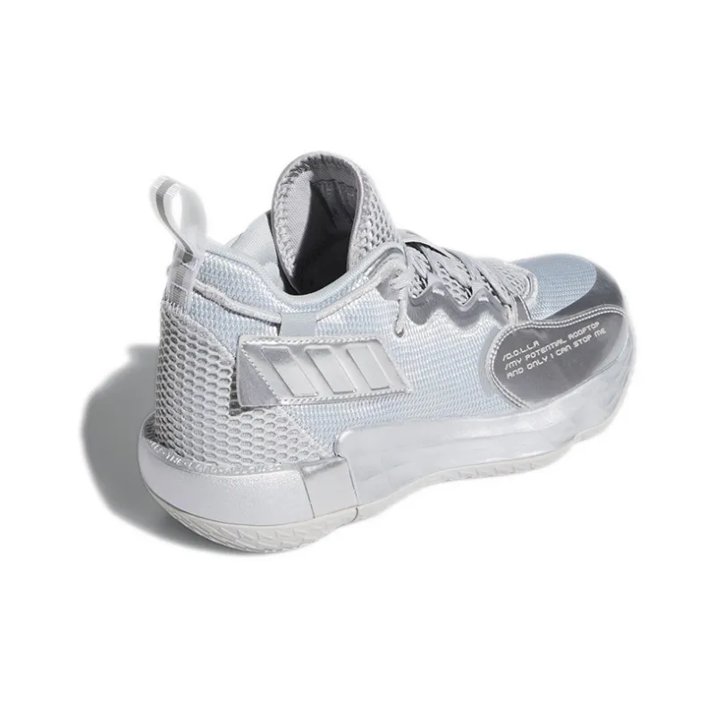 Dame 7 Adidas Extply Gca 'Silver Metallic'-3