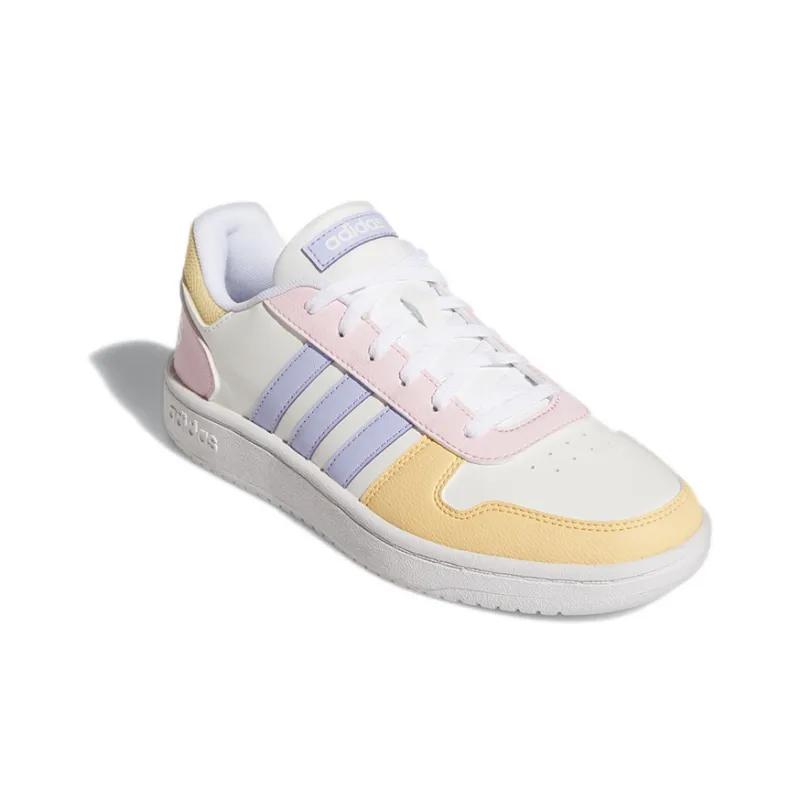 Adidas Neo Hoops 2.0 'White Yellow Pink' Women's-2