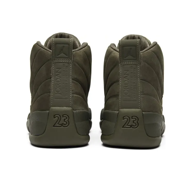 Jordan 12 Retro Psny Olive-4