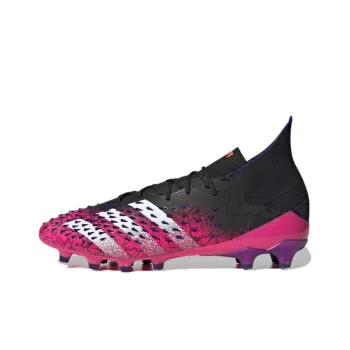 Adidas Predator Freak.1 AG Rubber Short Studs Artificial Ground Slip-Resistant Soccer Shoes Men's Pink Black
