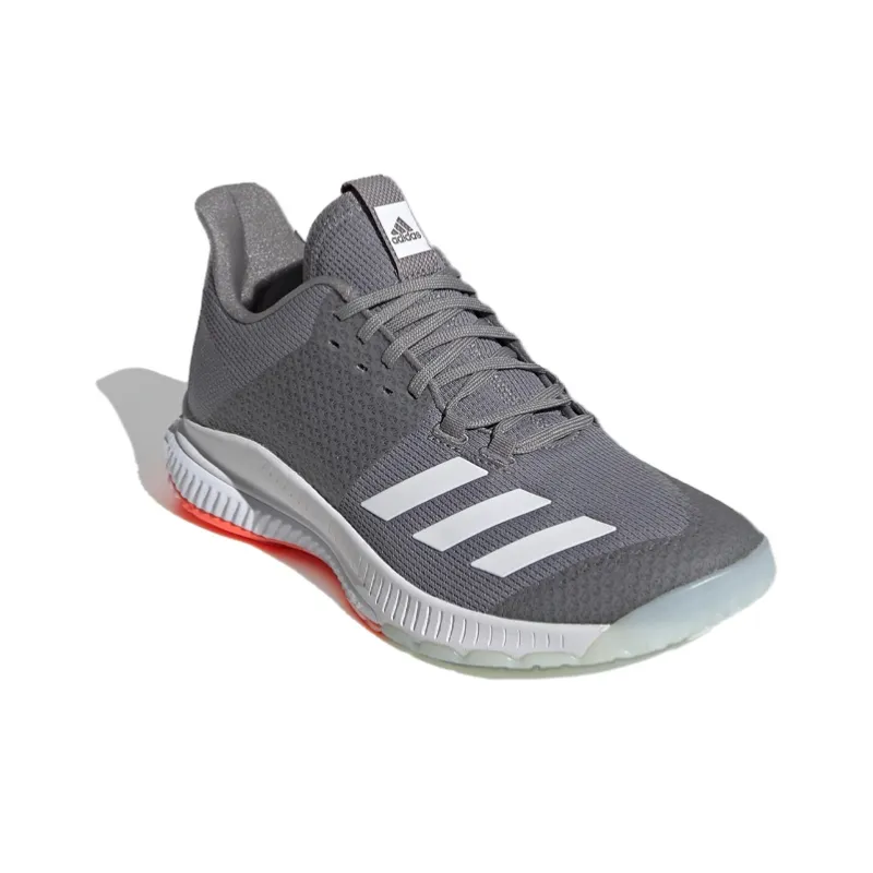 Adidas Crazyflight Bounce 3 Training Shoes Women's Low-Top Gray/White/Orange-2