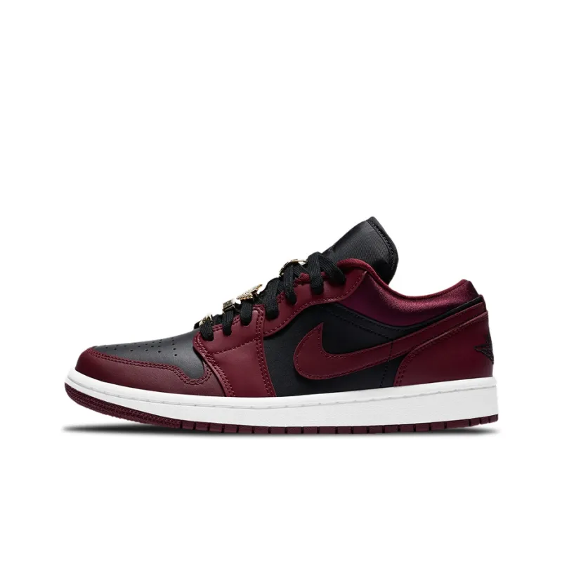 Jordan 1 Low Dark Beetroot Black Women's-0