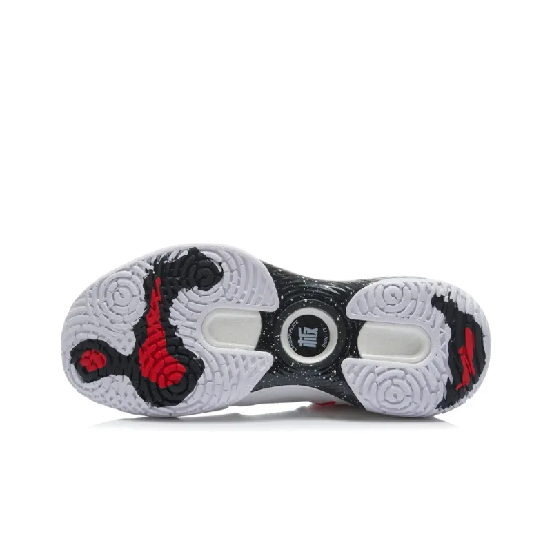 LINING Badminton Shoes Unisex Low Top Black/Standard White-4