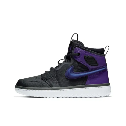 Jordan 1 High React Black Court Purple