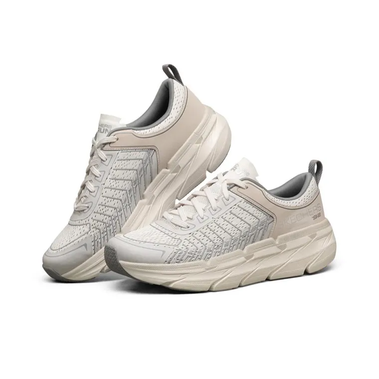 Skechers Max Cushioning Premier 'Cream White Grey'-2