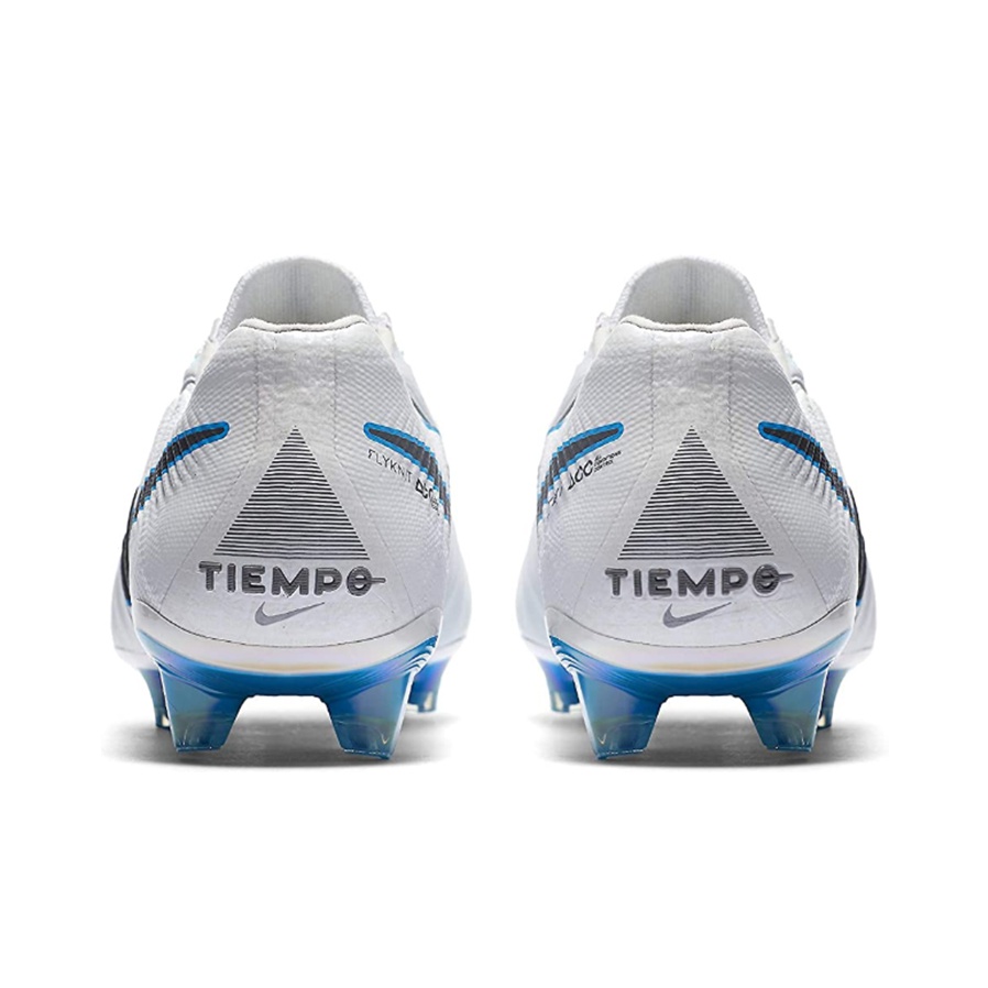 nike tiempo white and blue