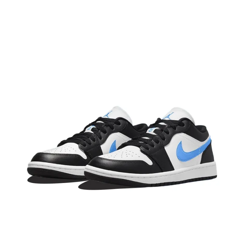 JORDAN 1 Low Black University Blue White Women's-2