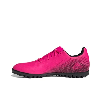 Adidas X GHOSTED .4 Flexible Ground Boots Slip-Resistant Soccer Shoes Men's Rose Red