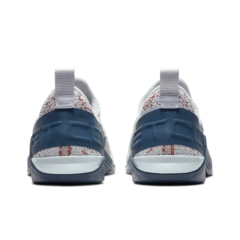 Nike React Metcon Cushioned Slip-Resistant Low-Top Training Shoes Unisex Beige White Blue-4