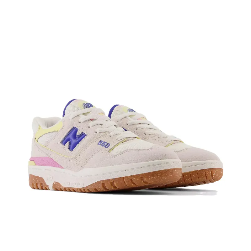 New Balance 550 Sea Salt Marine Blue Women's-2