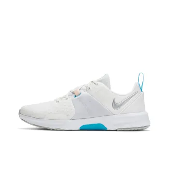 Nike City Trainer 3 Anti-Slip Wear-Resistant Low-Top Training Shoes Women's White Silver Blue