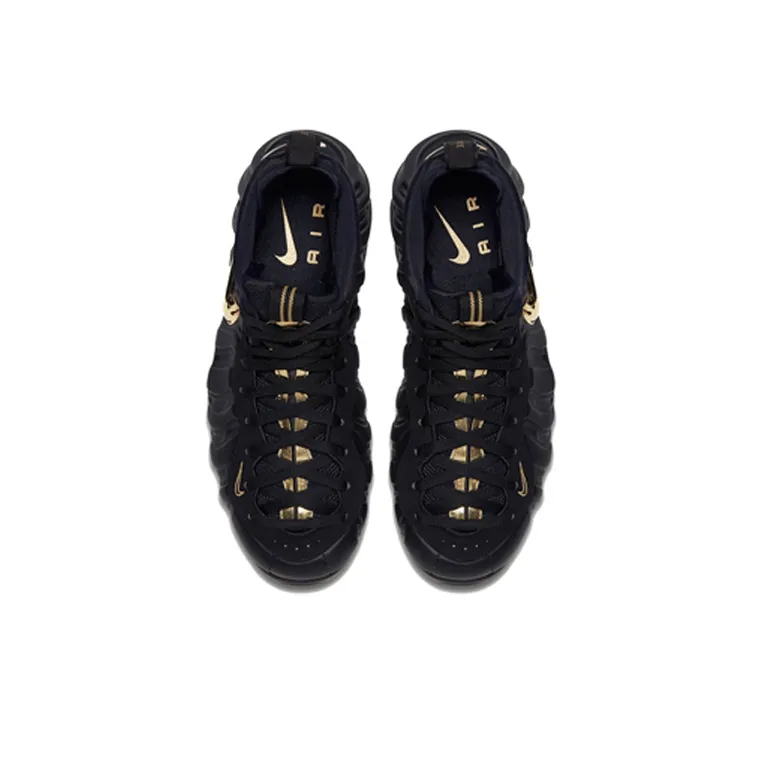 Nike Air Foamposite Pro Black Metallic Gold-3